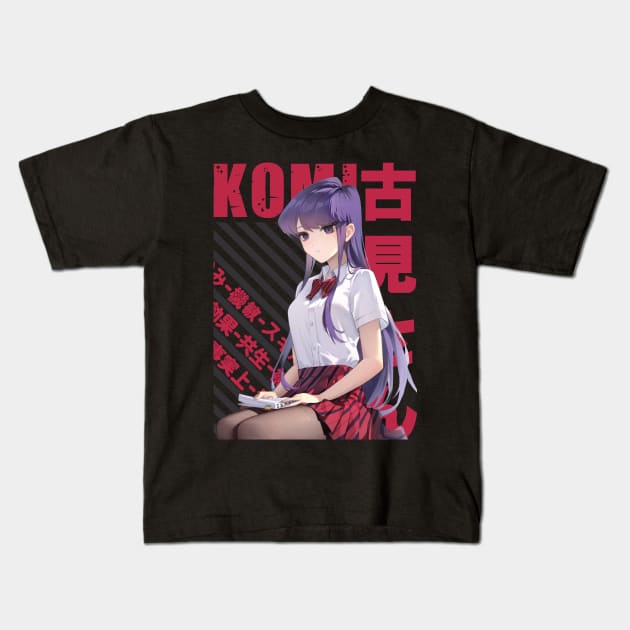 Komi Can’t Communicate - Shouko Komi Kids T-Shirt by Recup-Tout